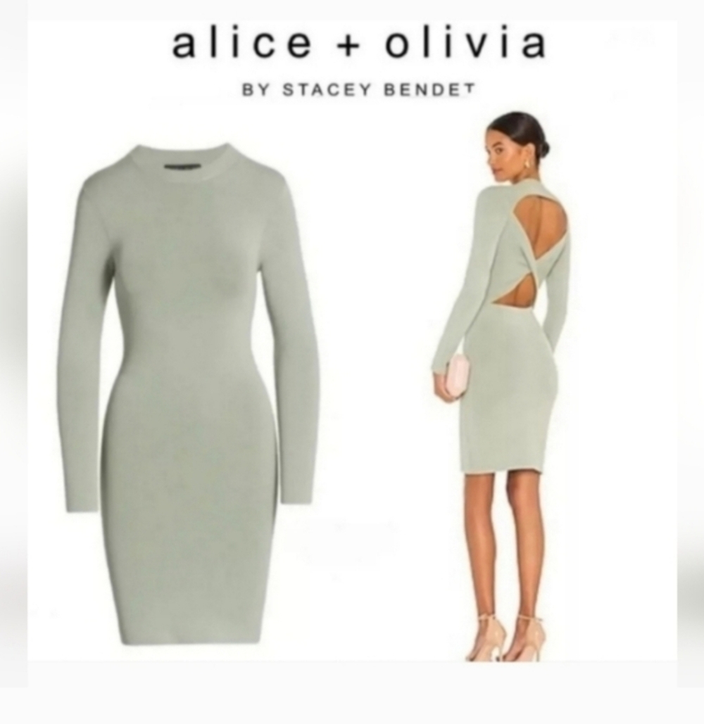 Alice + Olivia Estelle Fitted Mini dress SIZE Medium NWOT